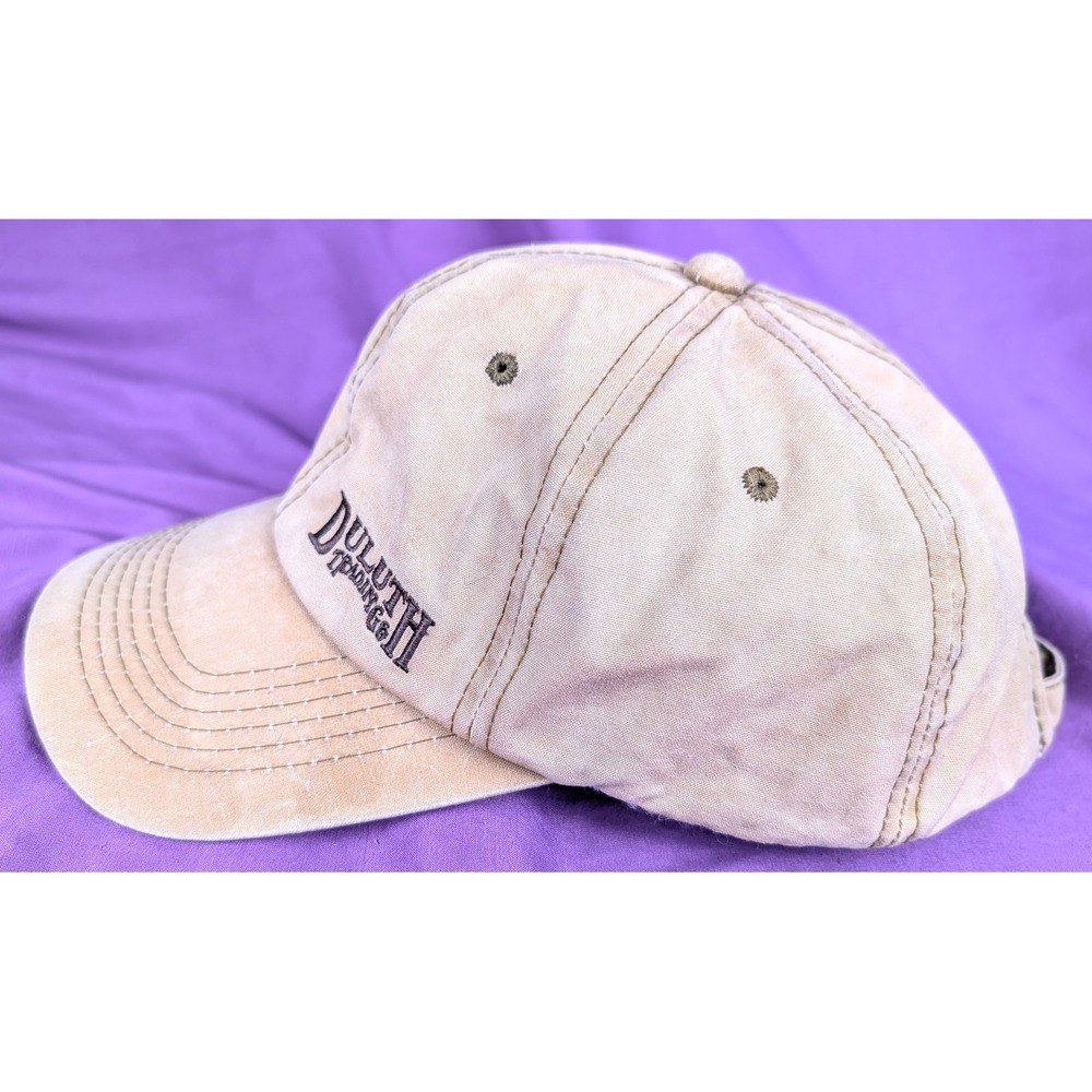 Duluth Trading Co Hat Cap Trucker XL/XXL Brown Gorpcore Workwear Vintage Faded